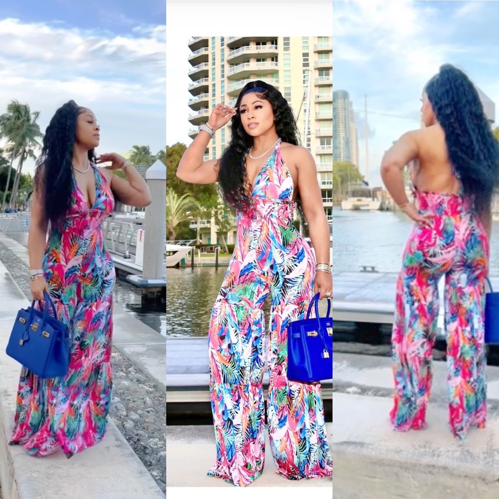 “Aisha” Stretch Jumpsuit